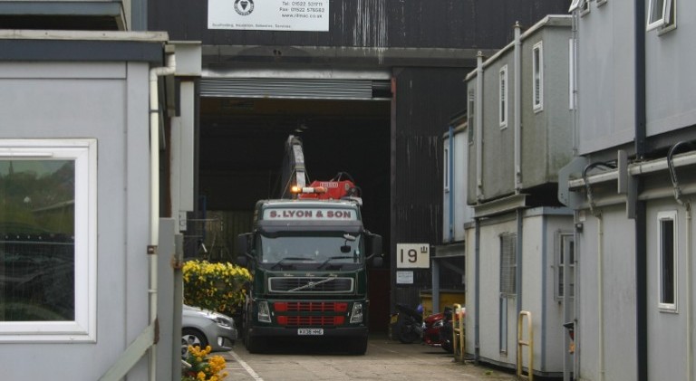 Lincoln Tank Memorial leaves Rilmac 